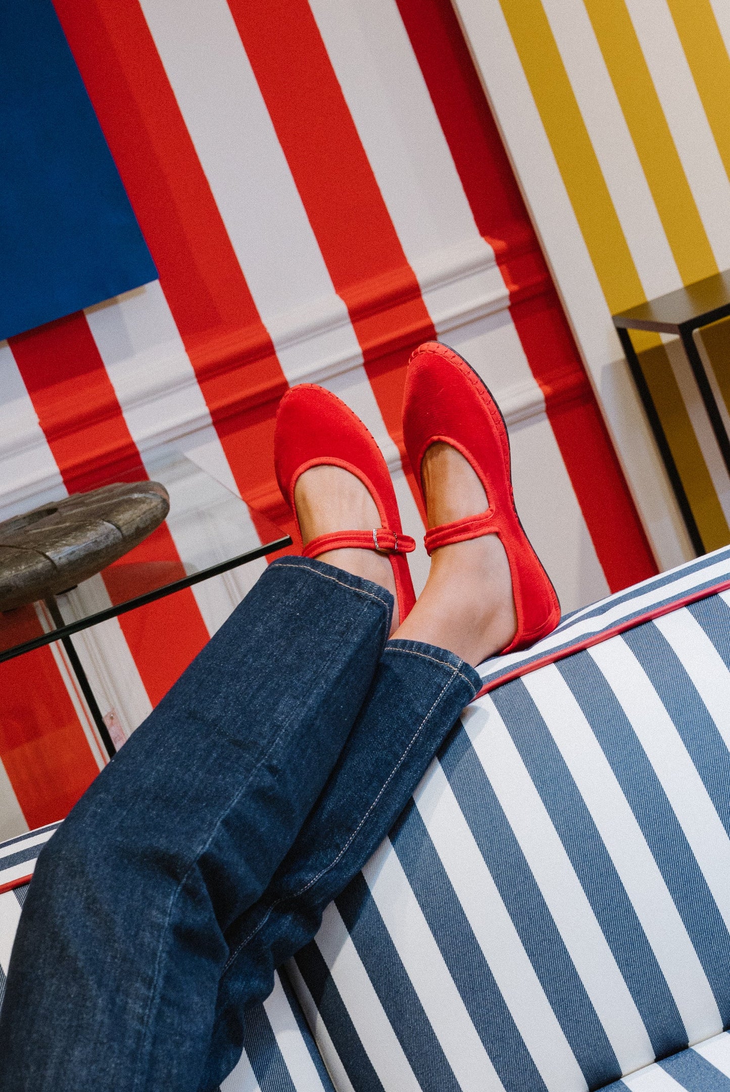 Svetis Mary Jane Red shoes SVETI STEFAN 36 (US 5.5)